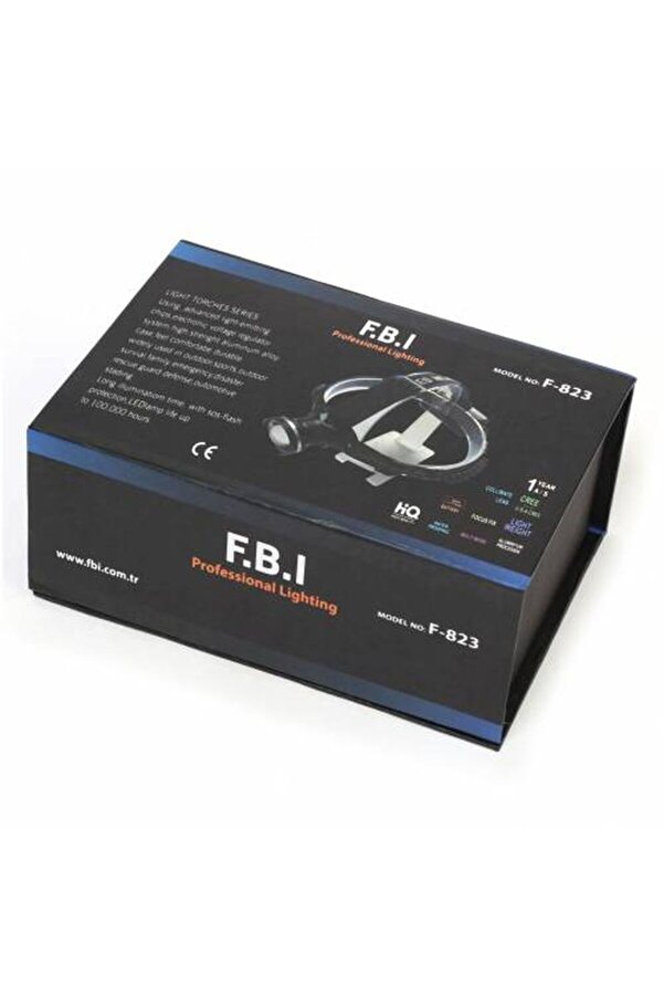 F.b.ı F-823 Xlm T6 Led Su Geçi̇rmez Şarjlı Kafa Lambası Tdrtr