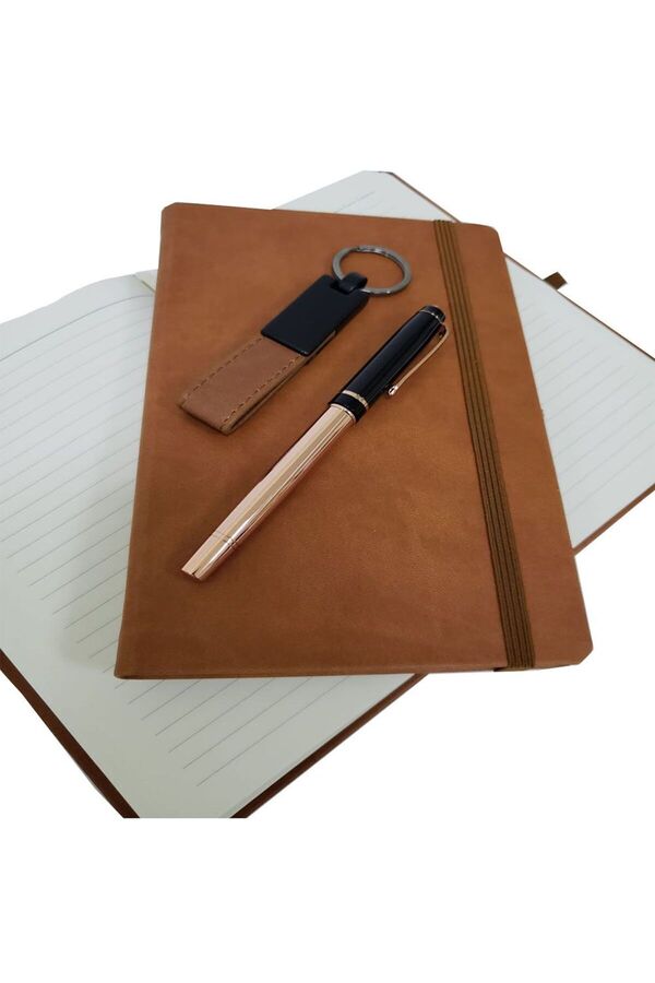 Özel Taba Vi̇p Kalem Defter Anahtarlık Set Tdrtr