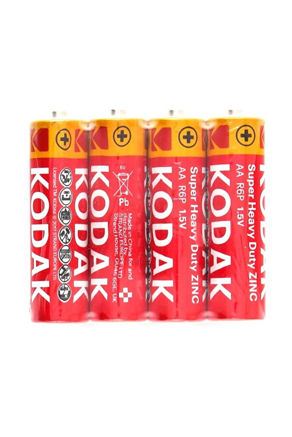 Kodak Aa Pi̇l Super Heavy Duty Çi̇nko Karbon Kalem Pi̇l 60 Adet Tdrtr