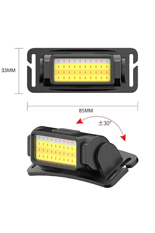 50 Cob Led Kafa Lambası Watton Wt-650 Tdrtr