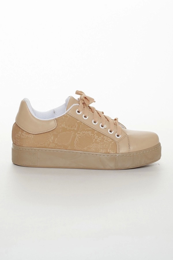 Gult Kadın Nude Spor Ayakkabı Sneaker