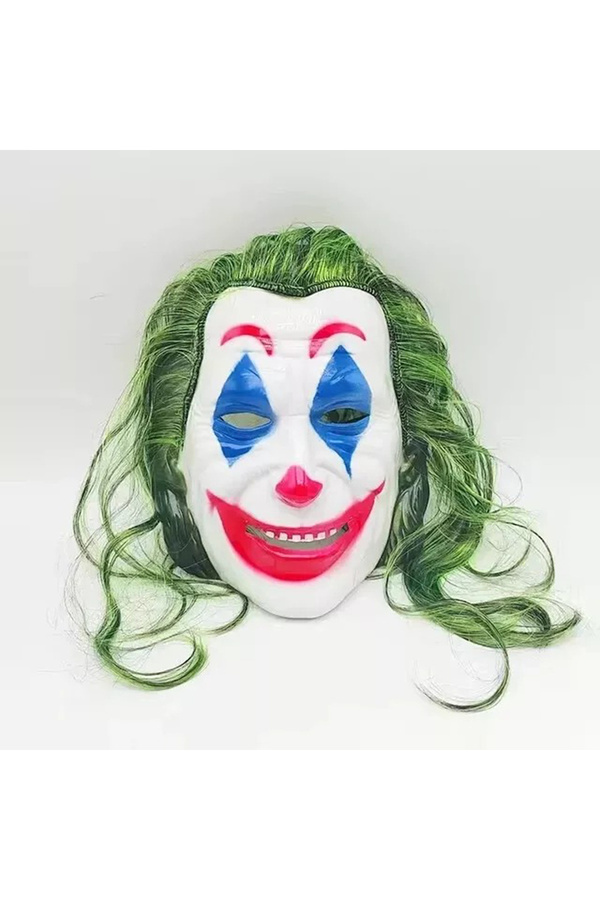 Go İthalat Joaqui̇n Phoeni̇x Joker Maskesi̇ Yeşi̇l Saçlı (5258)