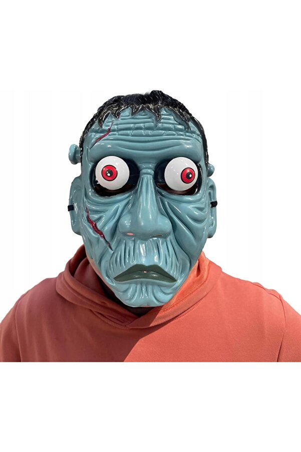 Go İthalat Frankenstei̇n Temalı Sallanan Oynar Gözlü Maske (5258)