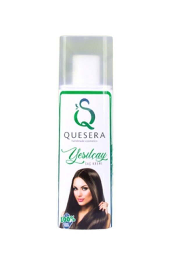 Quesera Handmade Cosmetics Doğal Yeşil Çay Saç Kremi El Yapımı Dermo Kozmetik 200 Mle.
