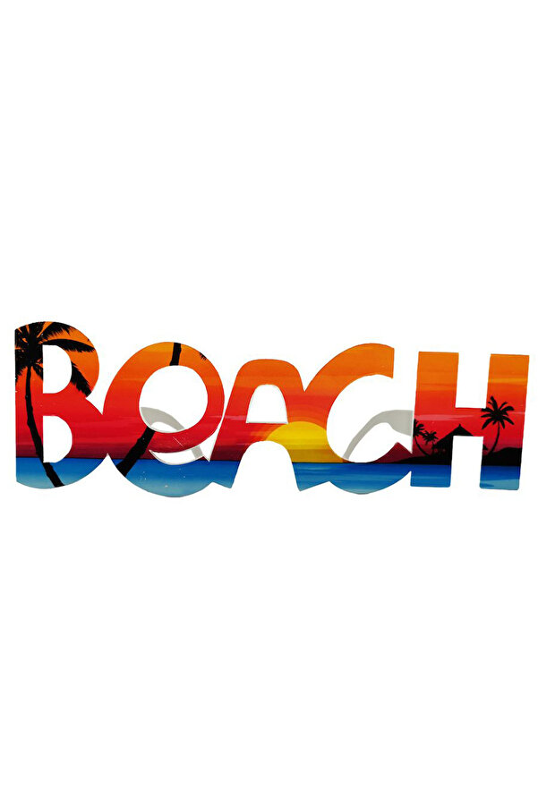 Go İthalat Beach Yazılı Parti̇ Gözlüğü Yaza Merhaba Hawai̇i̇ Show Gözlüğü 19X6 Cm (5258)