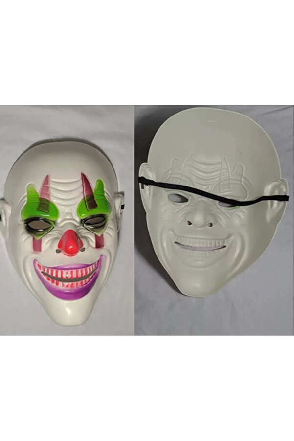 Go İthalat Deli̇rten Gülüş Psi̇kopat Palyaço Temalı Joker Maskesi̇ (5258)