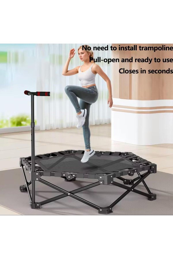 Leyaton Tutmalı Katlanır Step Trambolin 106 Cm Yetişkin -Çocuk