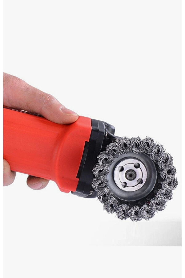 OEM Siyah Burgulu Çanak Tel Fırça 100 mm