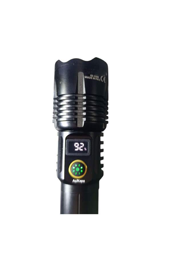 1500 Lümen Tg Led 2800 Mah Zoom Özelli̇kli̇ Şarj Edi̇lebi̇li̇r El Feneri̇ Sk3300