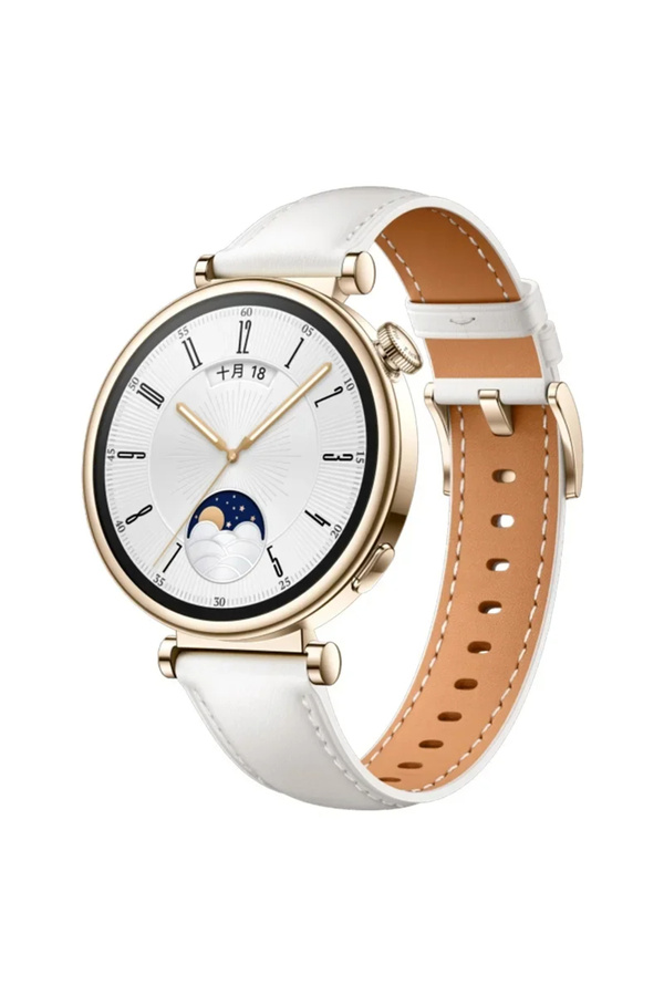 MMP SHOP Huawei Watch GT4 / GT5 / GT6 / GT7 41 mm / GT5 Pro 42 mm Uyumlu Yüksek kalite PU Deri Dikiş detaylı Kordon