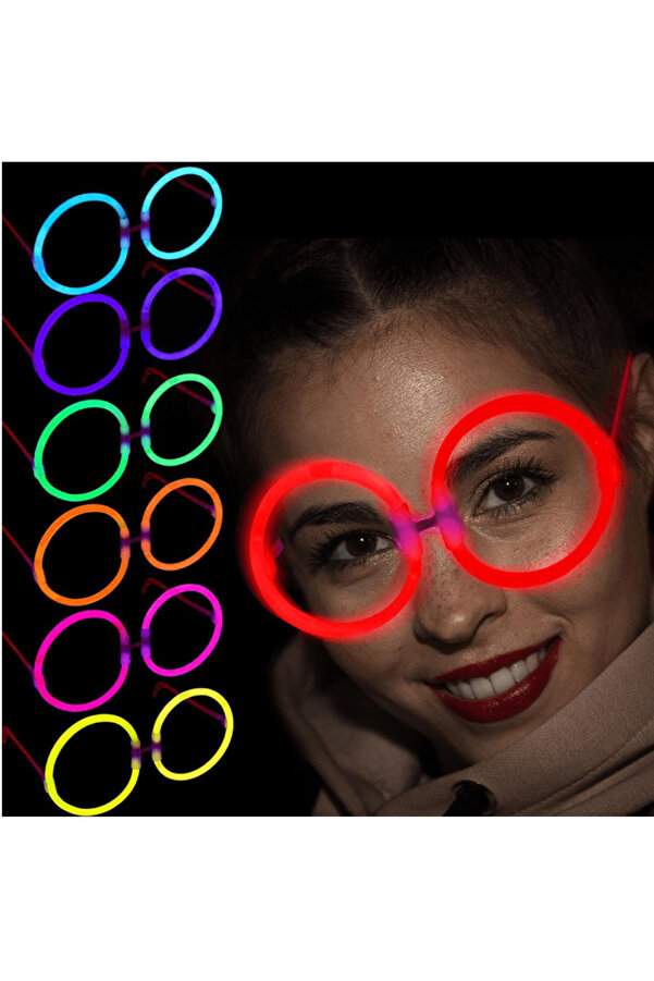 Ethab Ti̇caret Glow Sti̇ck Yuvarlak Gözlük 12 Adet