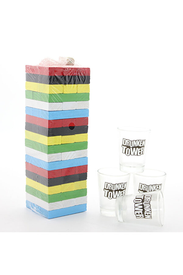 Ethab Ti̇caret Jenga Shot Bardak Oyunu Model 1