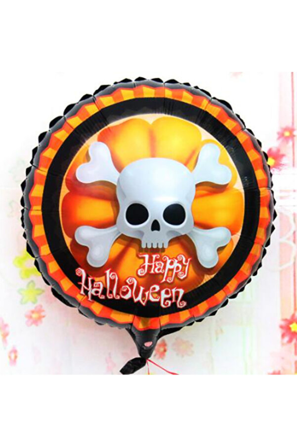 Ethab Ti̇caret Halloween Kuru Kafa Folyo Balon 18 İnç