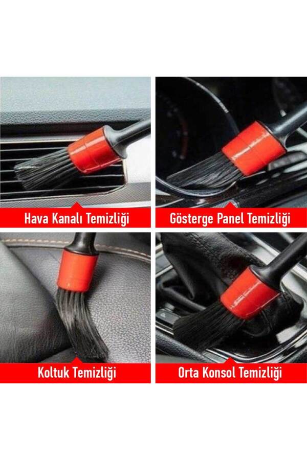 Ethab Ti̇caret Araç Detay Temi̇zli̇k Fırçası Seti̇