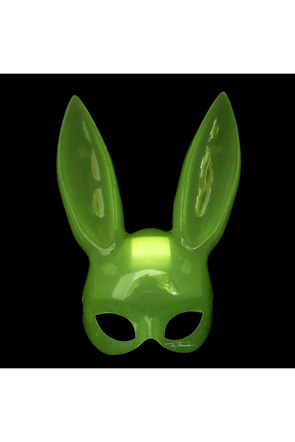Ethab Ti̇caret Karanlıkta Yanan Glow Floresan Tavşan Maskesi̇