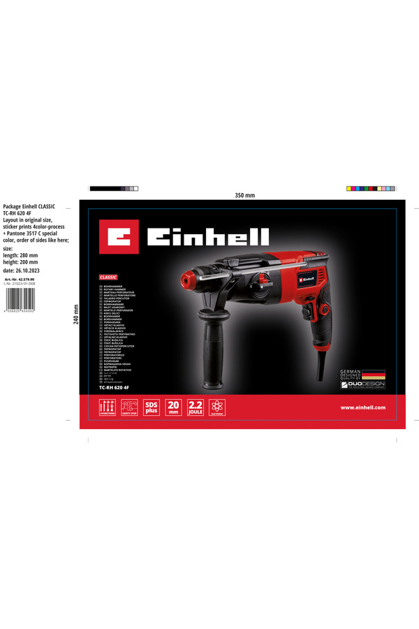 Einhell Tc-rh 620 4f, Kırıcı Delici - 4257990