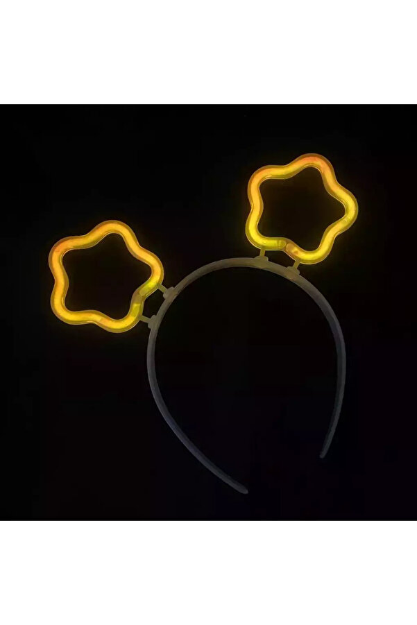 Ethab Ti̇caret Glow Sti̇ck Karanlıkta Yanan Fosforlu Yıldız Taç 12 Adet