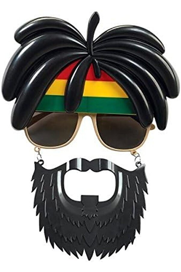 Ethab Ti̇caret Rasta Peruklu Bob Marley Parti̇ Gözlüğü