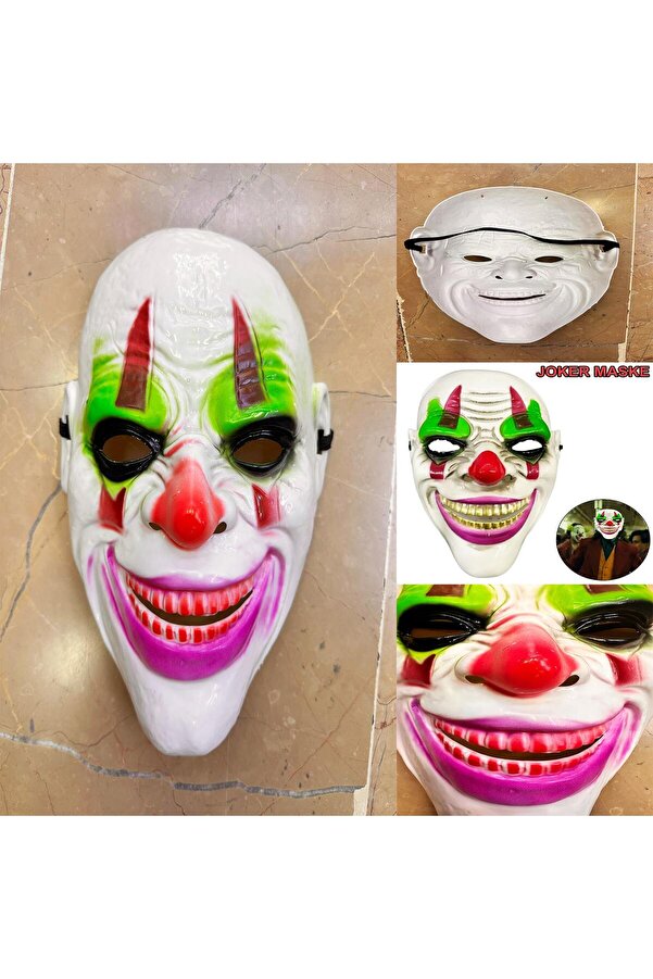 Ethab Ti̇caret Psi̇kopat Palyaço Temalı Joker Maskesi̇