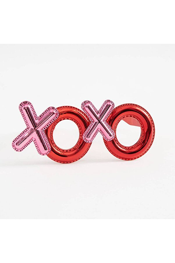 Ethab Ti̇caret Kırmızı Renk Xoxo Yazılı Parti̇ Gözlüğü