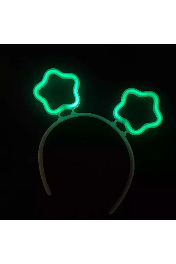 Ethab Ti̇caret Glow Sti̇ck Karanlıkta Yanan Fosforlu Yıldız Taç 12 Adet