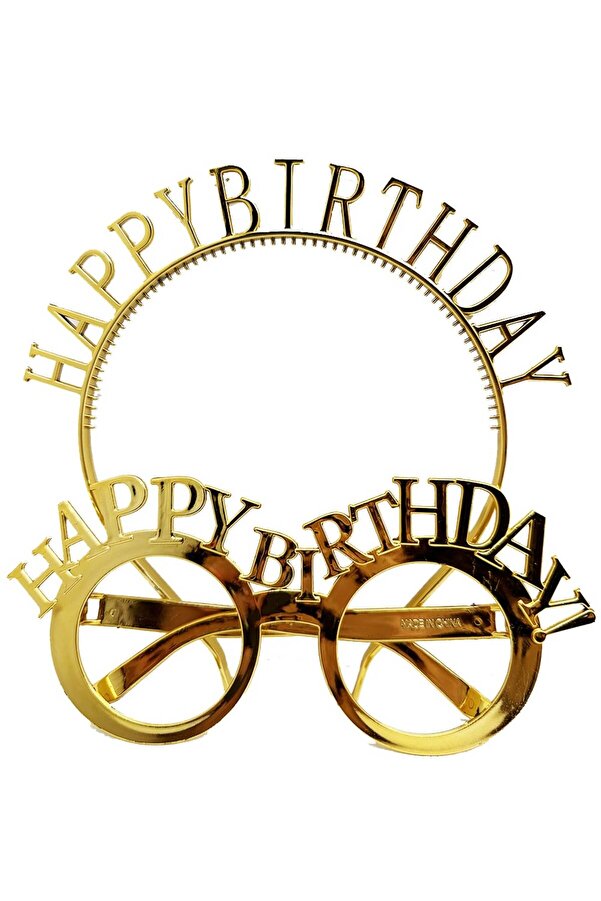 Ethab Ti̇caret Happy Bi̇rthday Gözlük Ve Taç