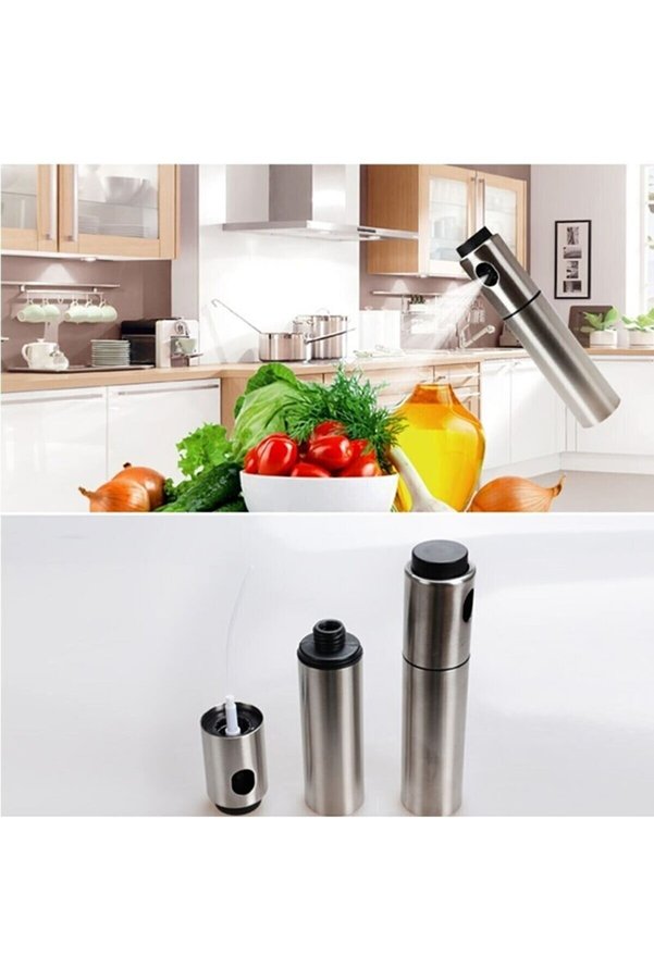 Ethab Ti̇caret Glbl-Tsti̇l4136 Paslanmaz Çeli̇k Sprey Yağdanlık Si̇rkeli̇k