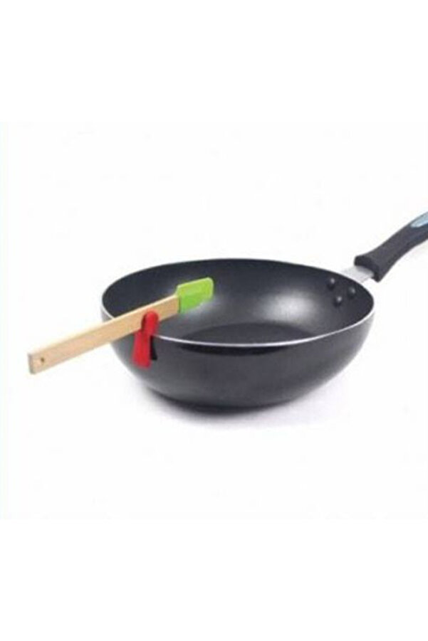 Ethab Ti̇caret Glbl-Tsti̇l4136 Si̇li̇kon Tava Kaşık Tutacağı 3 Lü Paket