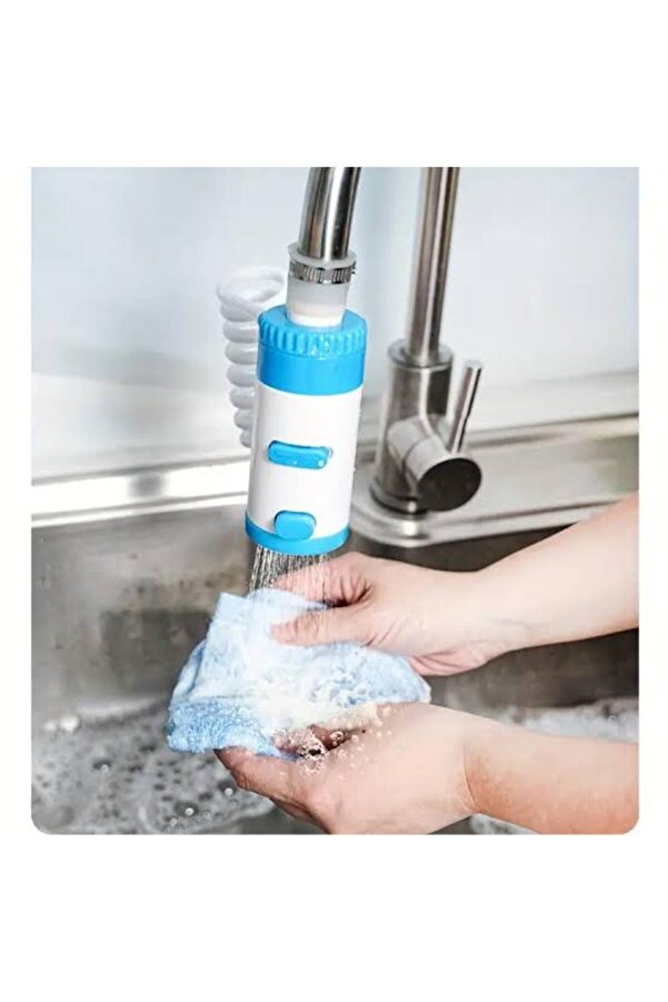 Ethab Ti̇caret Glbl-Tsti̇l4136 Multi̇fonksi̇yonel Musluk Uzatıcı Ve Sabun Di̇spenseri̇