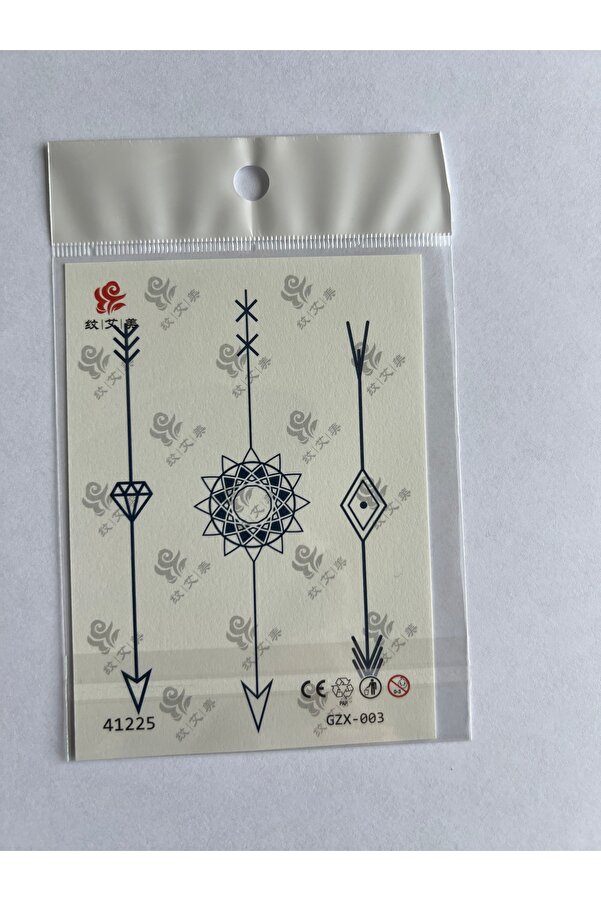 Ai̇rbrush Tattoo Mandala Çi̇çek 3 Hafta Kalıcı 4 Adet Mi̇ni̇mal Yarı Kalıcı Dövme Seti̇