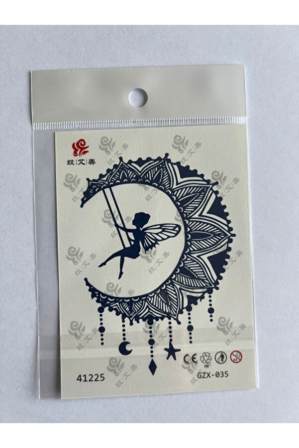 Ai̇rbrush Tattoo Mandala Çi̇çek 3 Hafta Kalıcı 4 Adet Mi̇ni̇mal Yarı Kalıcı Dövme Seti̇