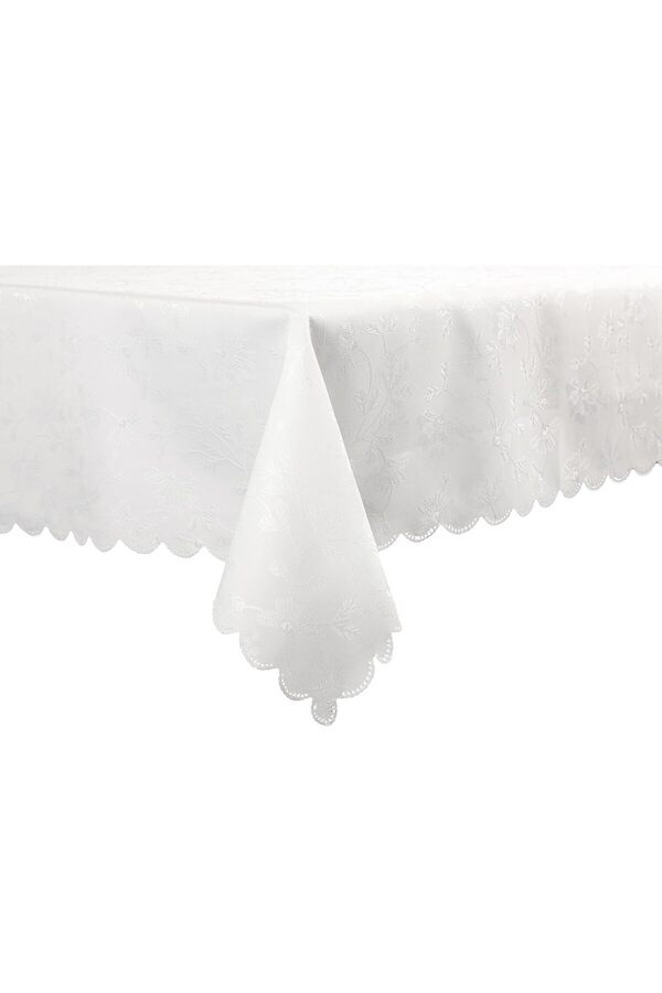 Oskyshopc Ayana Kare Masa Örtüsü Ekru 150Cm Newdesi̇ng 842385