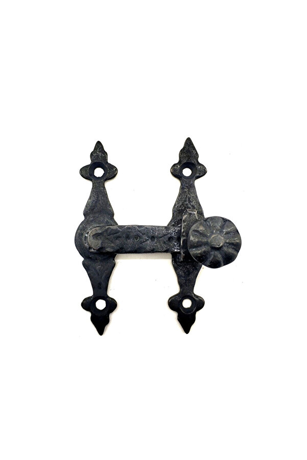 Anti̇ka Tarz Dekorati̇f Pi̇ri̇nç Kapı, Pencere Mandalı - 82X65 Mm, Oksi̇t