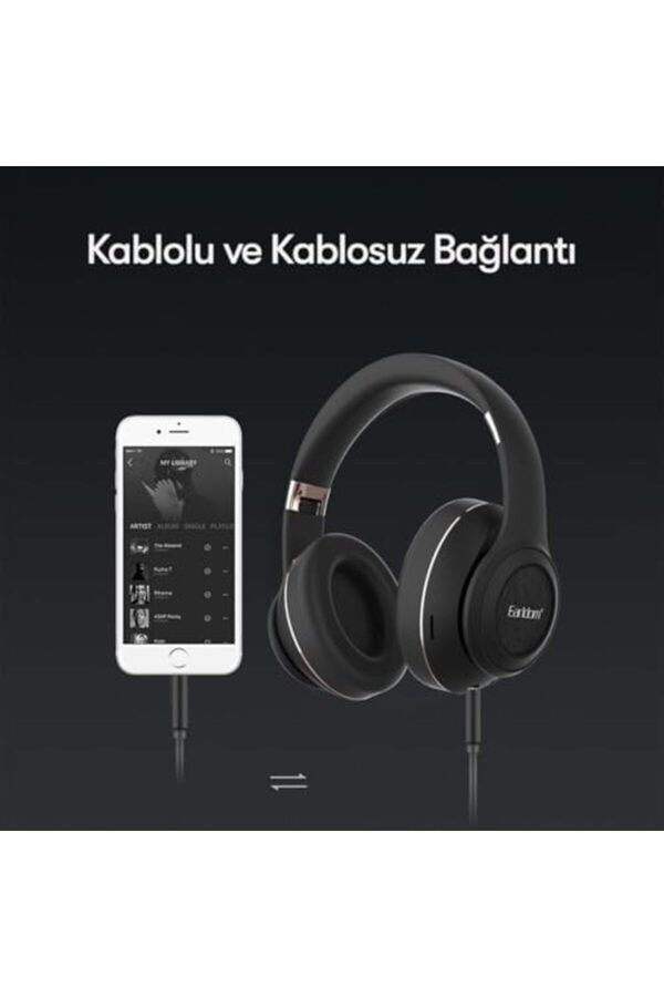 Lvnshop Kablosuz Kafaüstü Kulaklık (Mi̇krofonlu) 224120