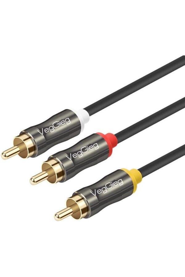 Ynsshopi̇ng 3 Rca To 3 Rca Ses Ve Görüntü Kablosu 5 Metre Newtrrendi̇ng 1178227