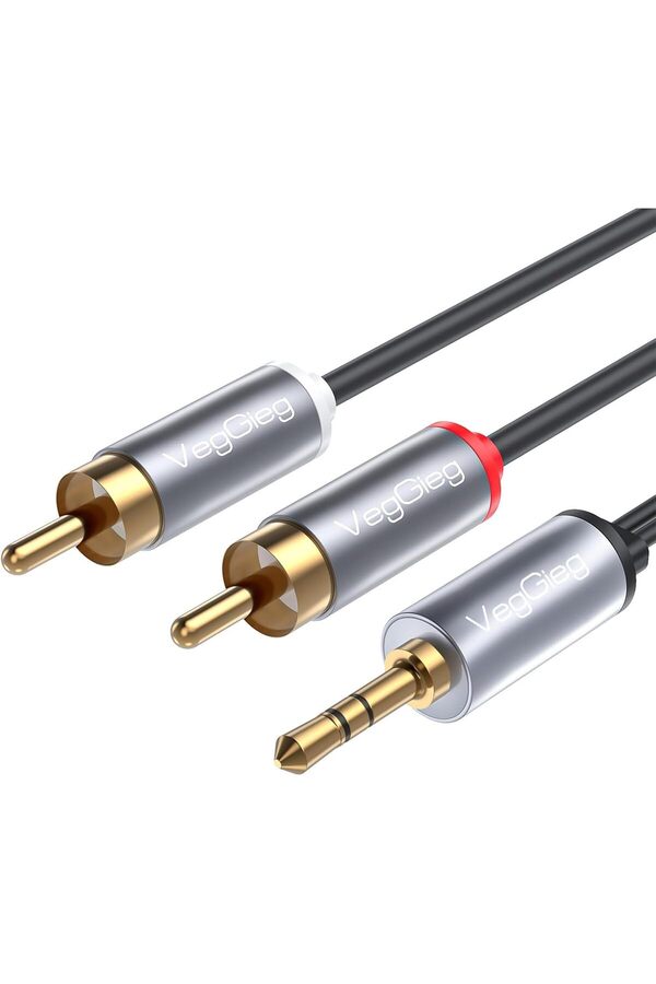 Jptrshop 3.5Mm Aux To 2 Rca Hi̇-Fi̇ Ses Kablosu 15 Metre 1111498