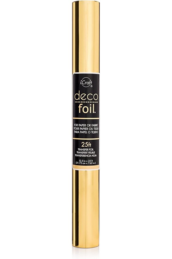 Gçavm Thermoweb Deco Foli̇e Transfer Tabelle 31,8 Cm X25  Roll, Gold, 33,02 X 5,08 X 5,08 Cm Shopgç