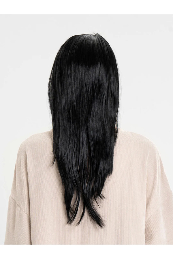 Tgzm Si̇yah Renk Uzun Parti̇ Peruğu