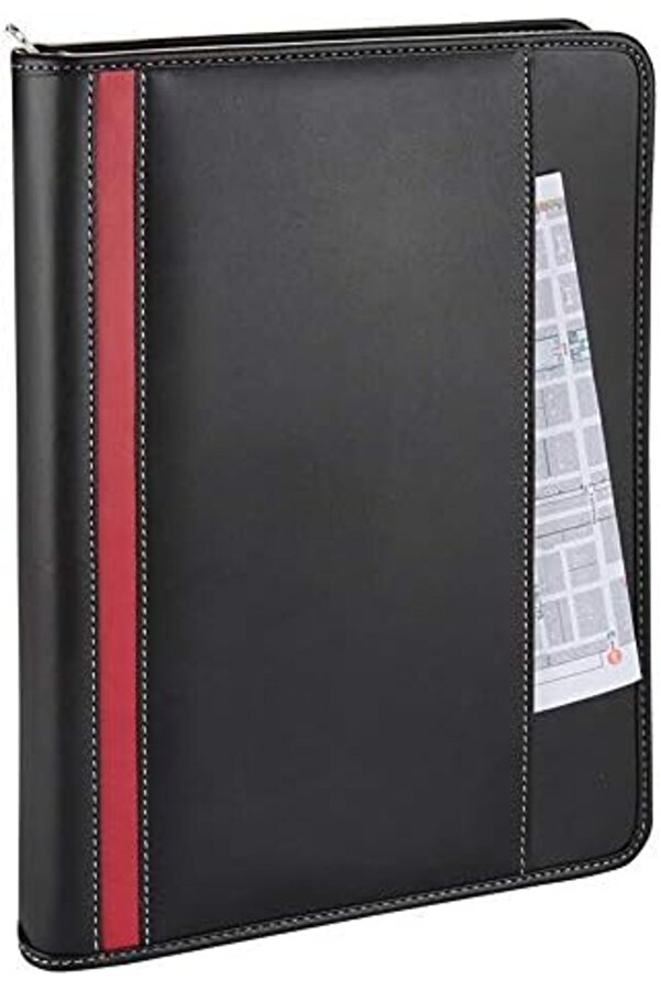 Li̇kesell 555-1 Sekreterli̇k A4 Hesap Maki̇neli̇ El Portföyü Fermuarlı Çi̇ft Mekani̇zmalı Deri̇ Sekreter No
