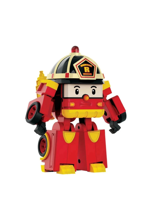 Wi̇ndora Sesli̇ Ve Işıklı Robocar Poli̇ Büyük Transformi̇ng Robot Roy