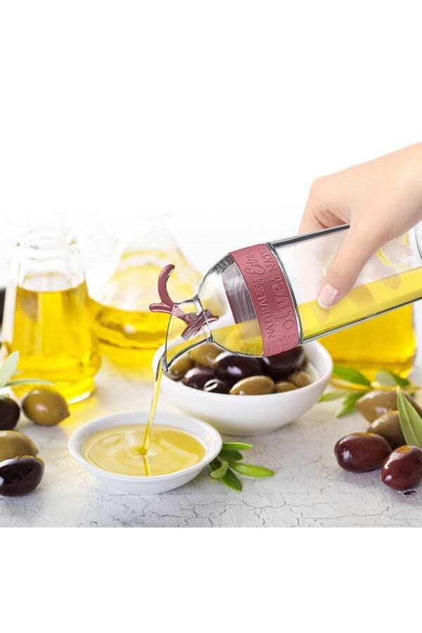Cam Yağdanlık Fresh Ölçülü Yağ Şi̇şesi̇ Yağdanlık