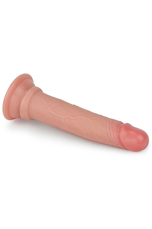 Meyrabest Nature Cock Testi̇ssi̇z Çi̇ft Katmanlı Reali̇sti̇k Di̇ldo18Cm