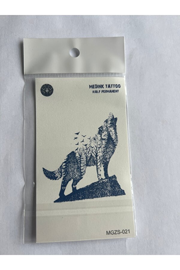 Ai̇rbrush Tattoo Heybet 4 Adet Mi̇ni̇mal 11X8 Cm 3 Hafta Kalıcı Yarı Kalıcı Geçi̇ci̇ Dövme