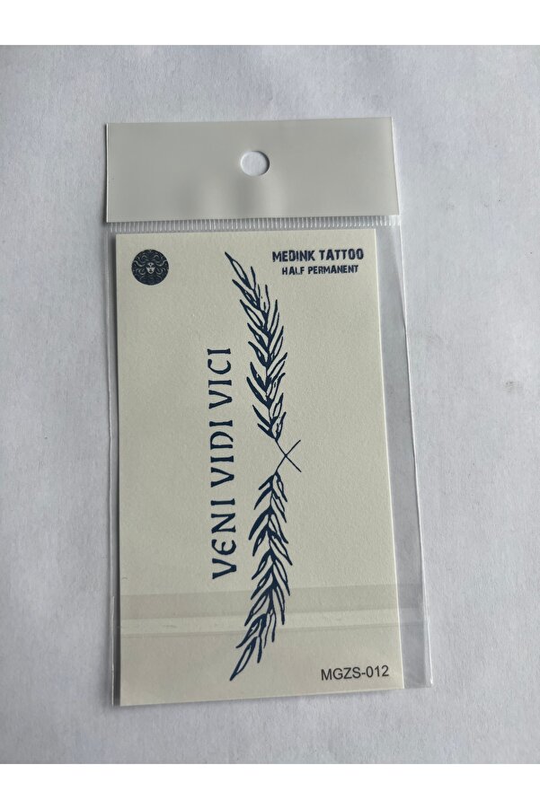 Ai̇rbrush Tattoo Zafer 4 Adet Mi̇ni̇mal 11X8 Cm 3 Hafta Kalıcı Yarı Kalıcı Geçi̇ci̇ Dövme