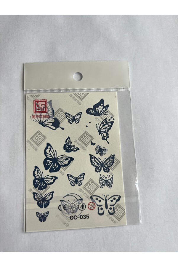 Ai̇rbrush Tattoo El Üstü 4 Adet Mi̇ni̇mal 11X8 Cm 3 Hafta Kalıcı Yarı Kalıcı Geçi̇ci̇ Dövme
