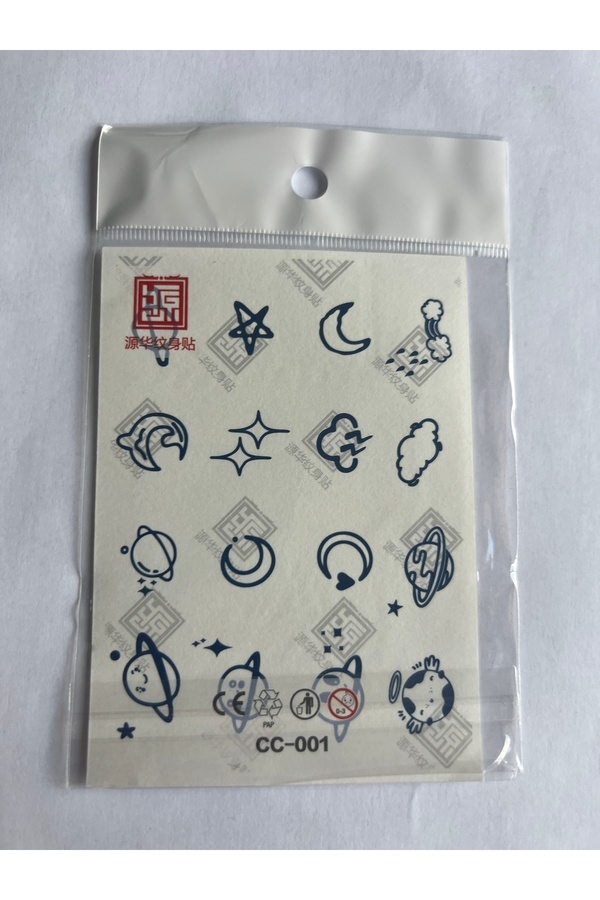 Ai̇rbrush Tattoo El Parmak 4 Adet Mi̇ni̇mal 11X8 Cm 3 Hafta Kalıcı Yarı Kalıcı Geçi̇ci̇ Dövme