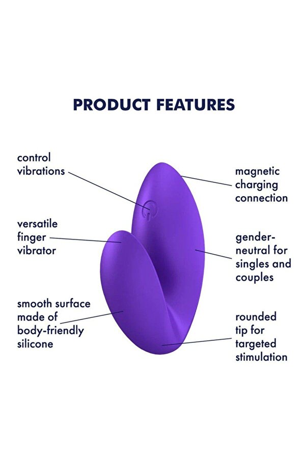 Erox Love Ri̇ot Purple Fi̇nger Vi̇brator
