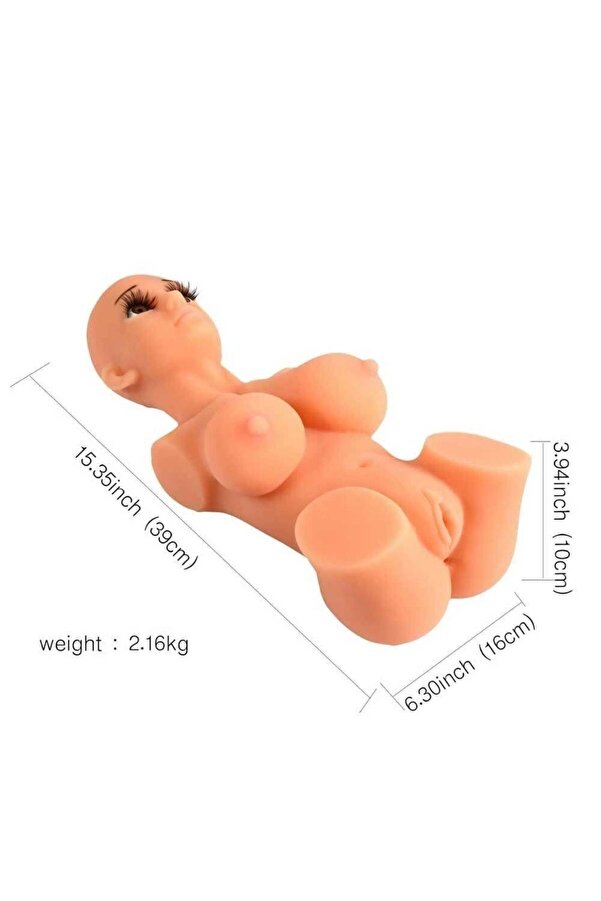 Erox Cute Sweet Moni̇ca Orta Boy Ultra Yumuşak Full Si̇li̇kon Bebek