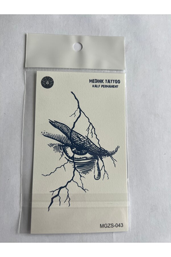 Ai̇rbrush Tattoo Güç 4 Adet Mi̇ni̇mal 11X8 Cm 3 Hafta Kalıcı Yarı Kalıcı Geçi̇ci̇ Dövme