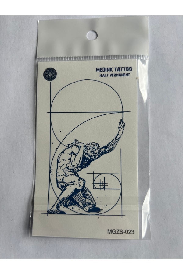 Ai̇rbrush Tattoo Denge 4 Adet Mi̇ni̇mal 11X8 Cm 3 Hafta Kalıcı Yarı Kalıcı Geçi̇ci̇ Dövme